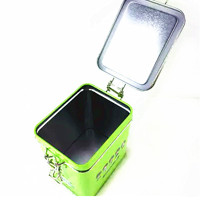 112x72x199mm Candy Tin Can Rectangular Candy Tins Airtighted Tin Candy  Round Tin Can