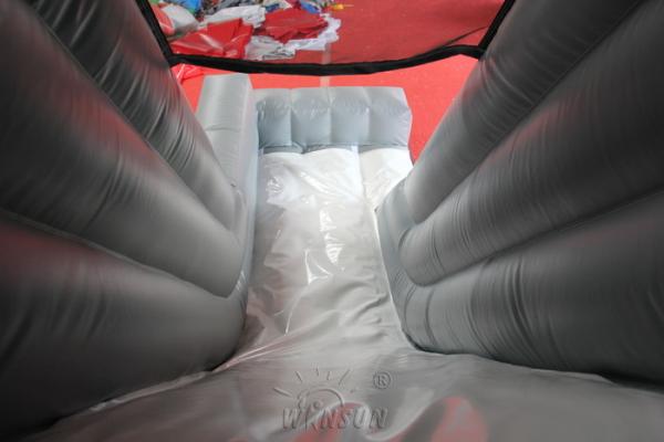 Double Line Sewed Inflatable Bounce House With Dinosaur Decoration En14960
