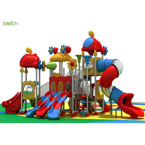 Kids Amusement Park Outdoor Garden Plastic Slide Commercial Park Play Set Playground Equipment