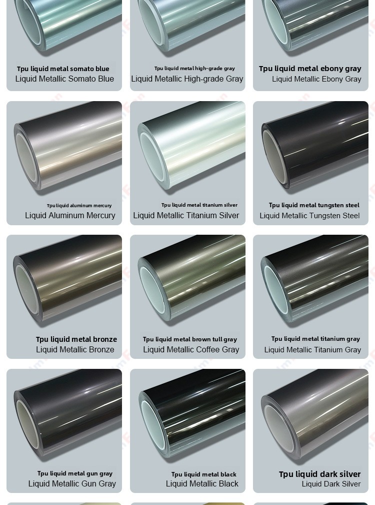 Car PPF TPU color modification film, vehicle film, PPF film, PPF carbon fiber, PPF color-changing film (dry installation)