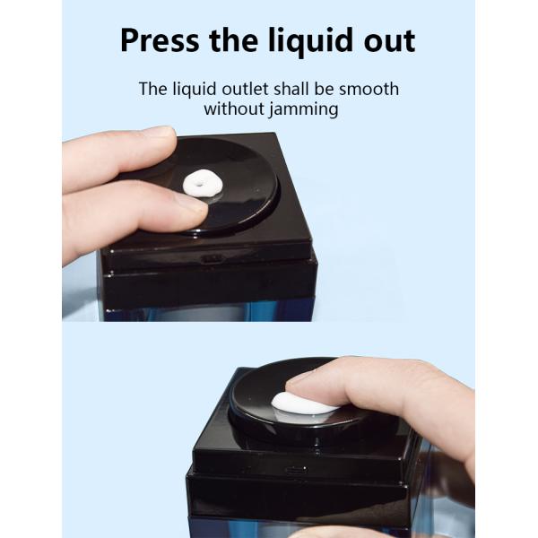 ПММА квадратная бесвоздушная бутылка с насосом 50 г