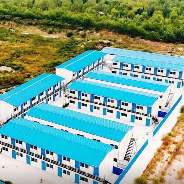 Zontop Modern Luxury Quick Concrete Construction Prefab Modern Design House 40Ft Building Villa Prefabricated House