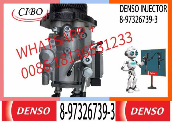 pièces Neutrales de pelleteuse 4JH1 moteur 8-97326739-3 pompe d'injection de carburant 8-97252341-5 utilisée dans Isuzu