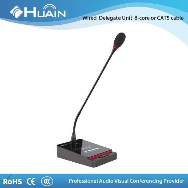 HUAIN 3.5  Inch LCD Screen Desktop Conference Digital Microphone Discussion System Delegate Mic