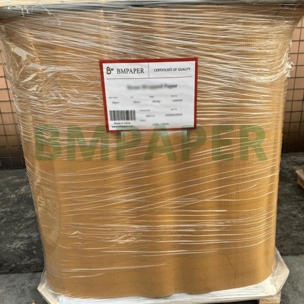 50gsm White Glassine Paper Roll For Producing Fried Food Packaging 500mm Wide
