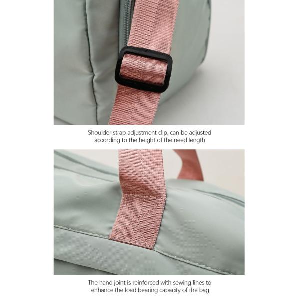 Bolso de deporte a prueba de agua personalizado con bolsillo húmedo y compartimiento para zapatos