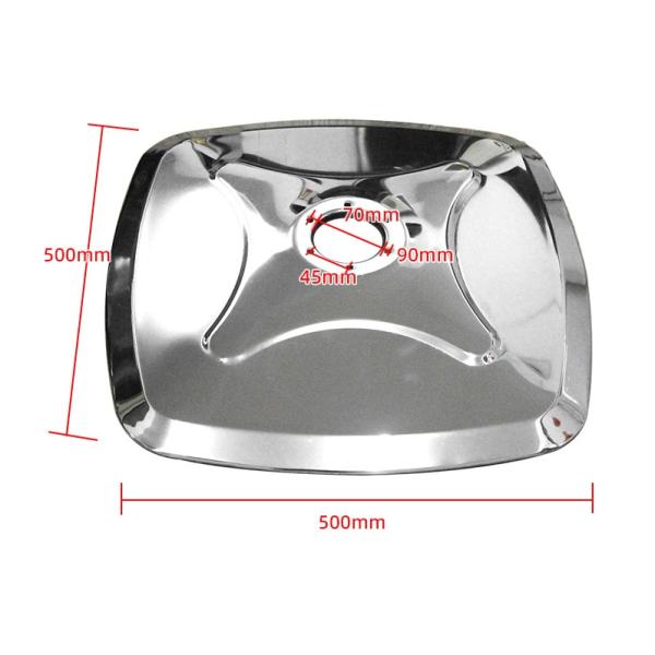 Cold Plate Stamping Barber Chair Base In Plating Color / Matte Black