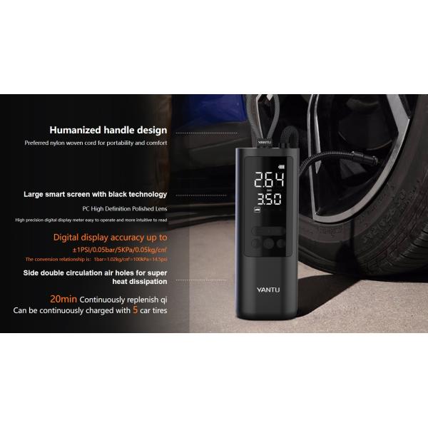 Portable Digital Mini Electric Bicycle Motorbike Air Pump Compressor Tyre Inflator