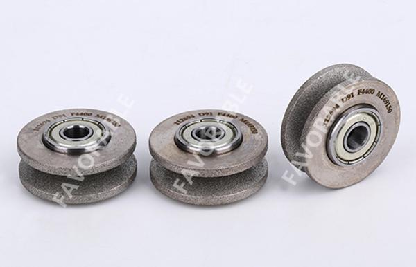 60 Assy de pedra de moedura do apontador da roda do grão do grão 80 para a máquina do cortador de matéria têxtil