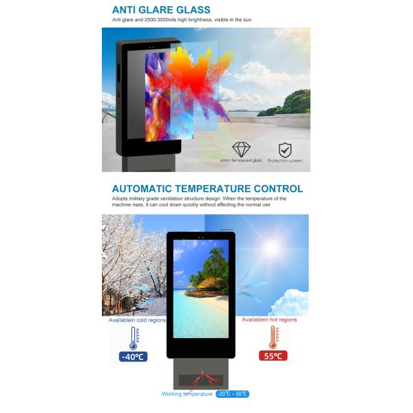 55 inch Outdoor Double sided Digital Signage