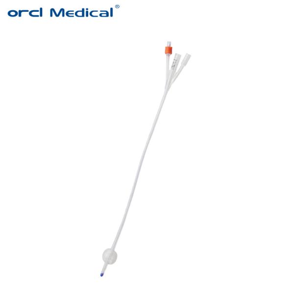 Prix en gros Consommables médicaux jetables 100% silicone 3 voies stériles fournisseur de cathéter Foley