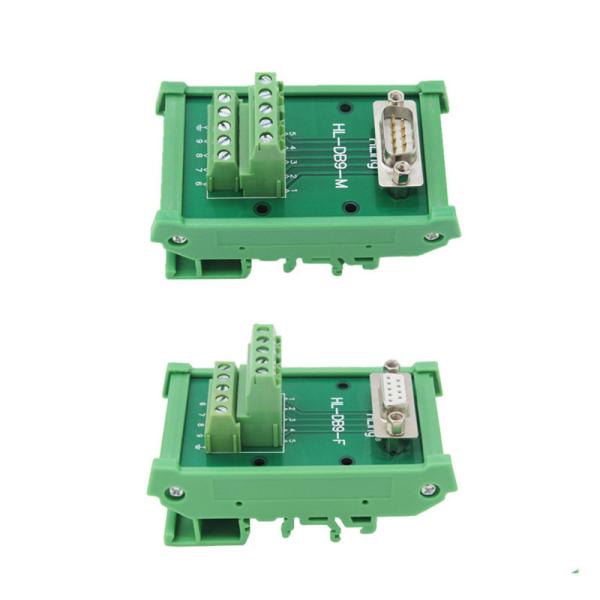 DB9 D Sub 9 Pin Single End Male Female Connectors Terminal Block Breakout Board