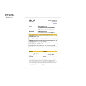 Zhejiang Kintex International Trading Co.,Ltd Сертификации