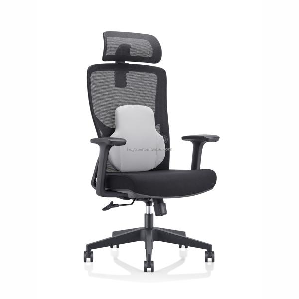 Mesh Office Swivel Chair with Self-Loading Mechanism and Adjustable Backrest 90-135°