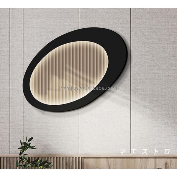 Decoración para el hogar Artwork de madera impermeable Led Light Art de pared 3d Pintura de talla en madera