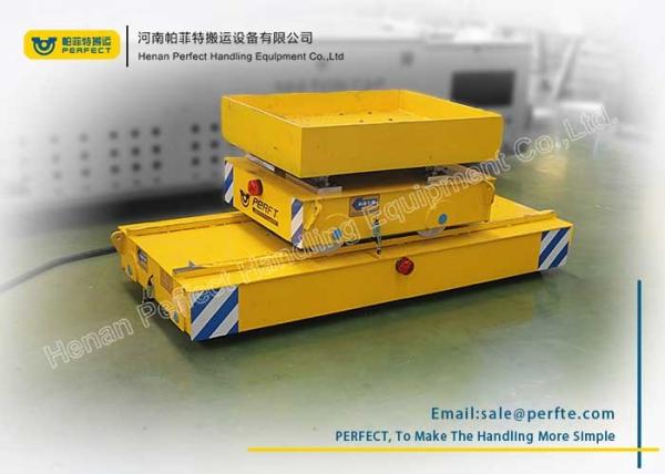 Steel Material Handling Equipment Industrial Cargo Transfer Cart Rail Traverser