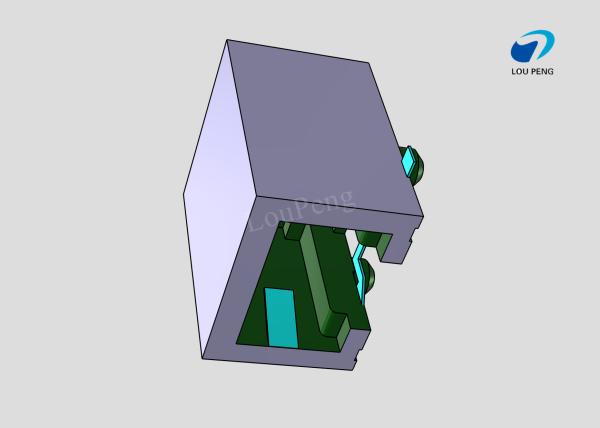 RJ45 jack Cat.5 SMT angled