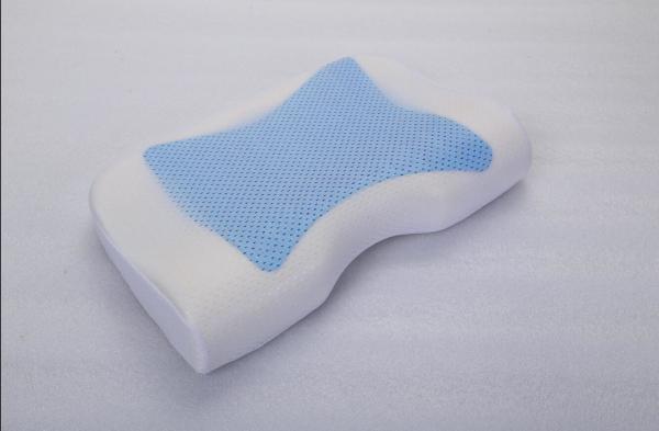 Orthopedic Bed Memory Foam Pillow With Cooling Gel , Gel Memory Foam Pillow