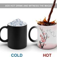 Copas de decoloración Cambio de calor de cerámica Patrón único Multifuncional Excelente regalo