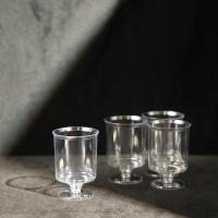 Coupe en plastique PS transparente à usage unique 150 ml pour les boissons chaudes et froides
