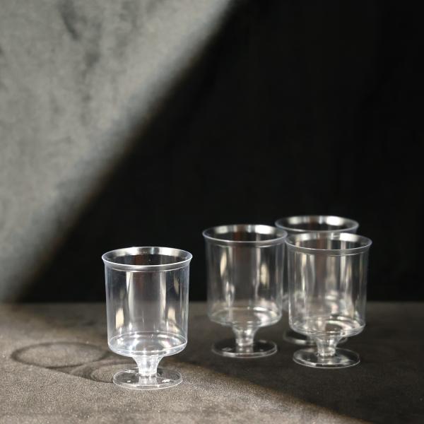 FDA aprovado 5oz Round Goblet copos de plástico PS material para champanhe e uso de vinho