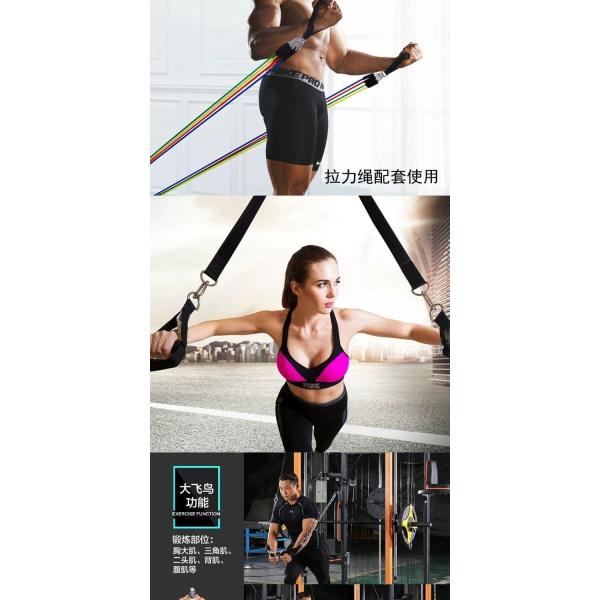 Weightlifting Fitness Gym Equipment Pulldown Attachments Cable Machine Exercise Handles