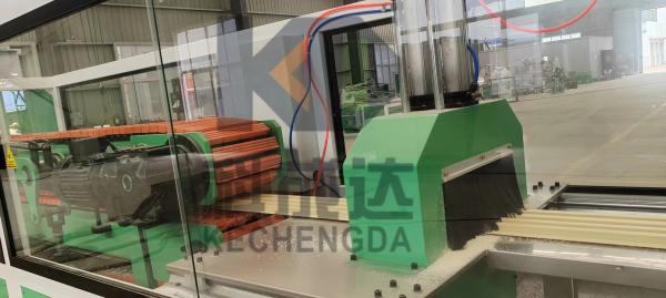 37kw PVC Plastic Profile Extruder Machine Grille Wall Panel 180kg/H Wpc Extruder Machine