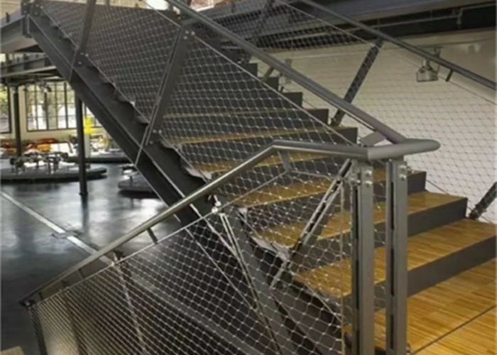 Flexible Stainless Steel Rope Mesh For Balcony Safety Zoo Enclosure