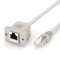 homem do cabo ethernet Cat5 Rj45 de 0.85m ao cabo de extensão fêmea dos ethernet