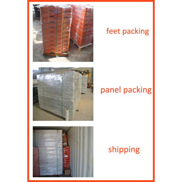 Q235 Steel Temporary Fencing , Site Security Fence Panels High Strength