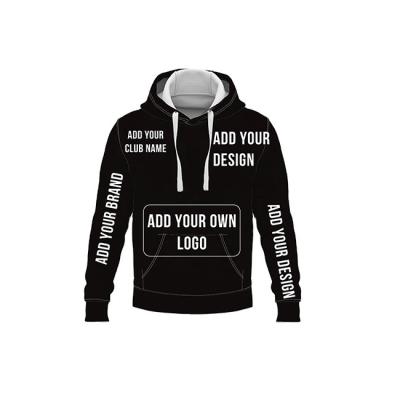 Custom Sportswear Sublimation Print Pit Crew Racing Men's Hoodies with V-neck Collar