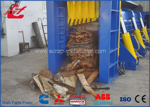Customized Waste Car Metal Shear Baler For Waste Car Recycling Yards 5000mm Length Press Chamber