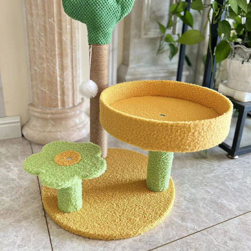 US Sisal and Plush Cat Scratching Post for Kitten 2.700kg Package Gross Weight