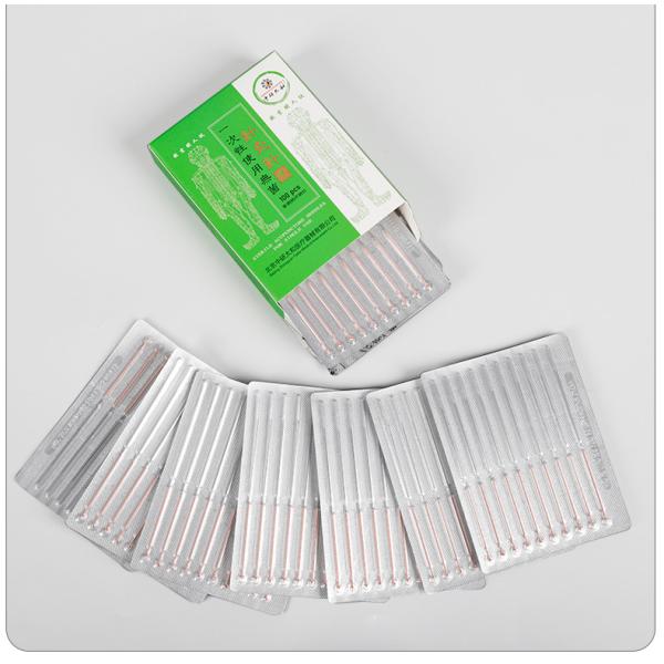 100pcs Zhongyan Taihe Disposable Acupuncture Needles Red Copper Ring Handle