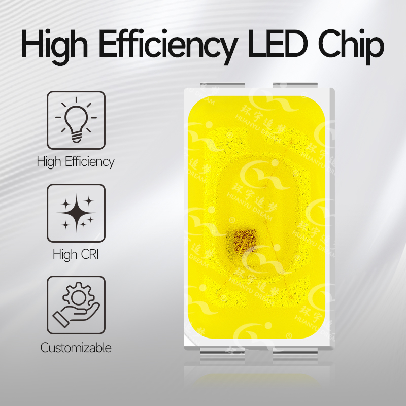 Dual Color 5730 SMD LED Chip 660 620nm white 6500K Full Spectrum Customization Available 1W For Food fill light Meat Decoration lighting