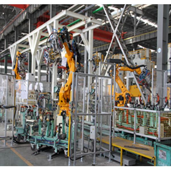 Остров работы подсистемы пола зада M432 сваривая