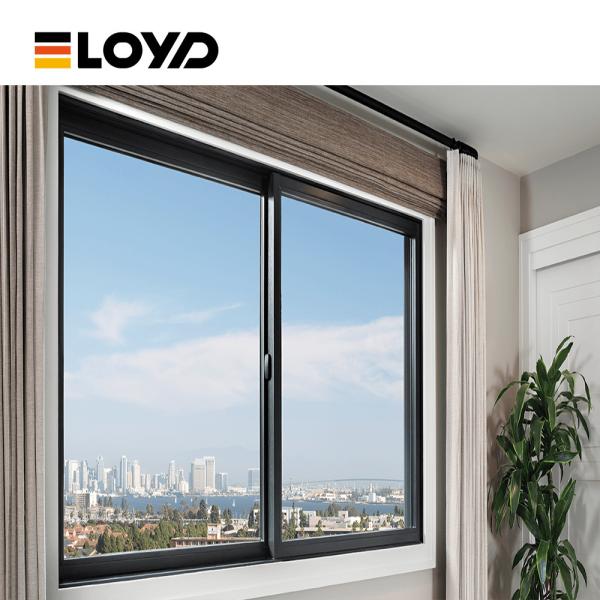 Ventana corredera de aluminio de uso pesado para proyectos de gran altura