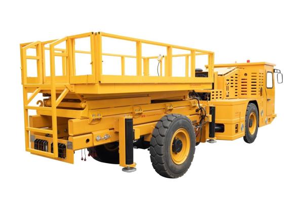 Underground Utility Vehicle Lifting Work Platform with Customizable Sissors Lifter
