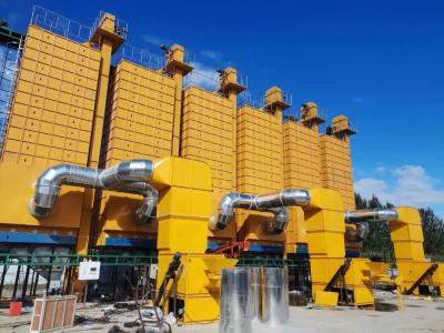 Automatic 200 Tons Rice Husk Cyclonic Furnace Self Flowing Circulation