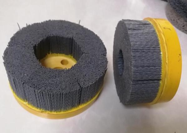 Segment Type CNC Deburring Brushes / Nylon Abrasive Cup Brush For Deburring