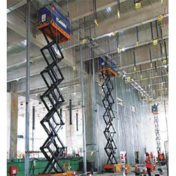 XCMG Heavy Duty Dump Truck 12m , Hydraulic Working Warehouse Platform Lift