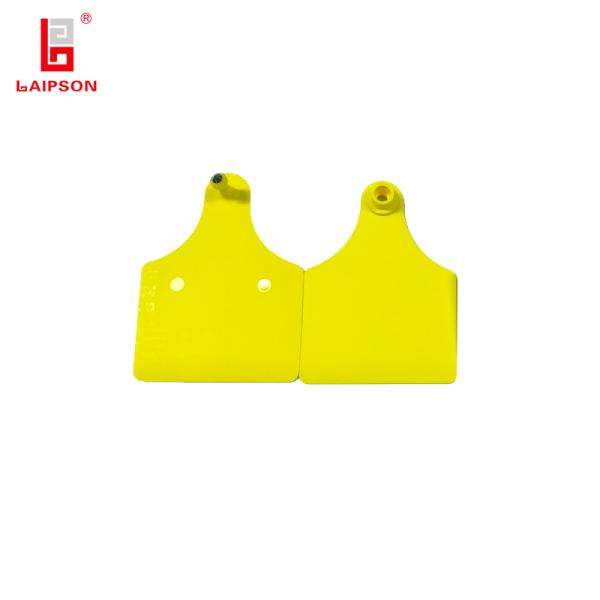 OEM 100mm Sheep Cattle Ear Tags Female Male TPU For Farm