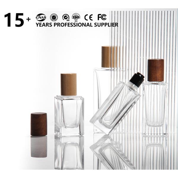 Luxury Custom Logo Crystal Shape Refillable Spray Glass Perfume Bottle (Луксовый персонализированный логотип кристаллической формы)