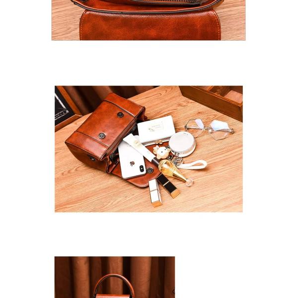 Main Material PU Classic Clutch Handbag Simple Solid Color Cross-Body/Shoulder Bag