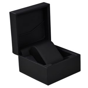Custom Single Leather Watch Case Leather Single Watch Box With Velvet Lining