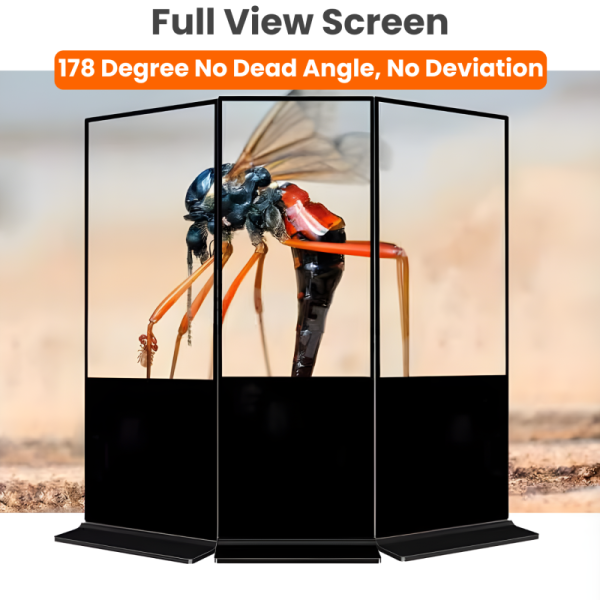 Customized Floor Standing Digital Signage with 8GB/16GB Storage and 1920x1080 Resolution for Indoor Use