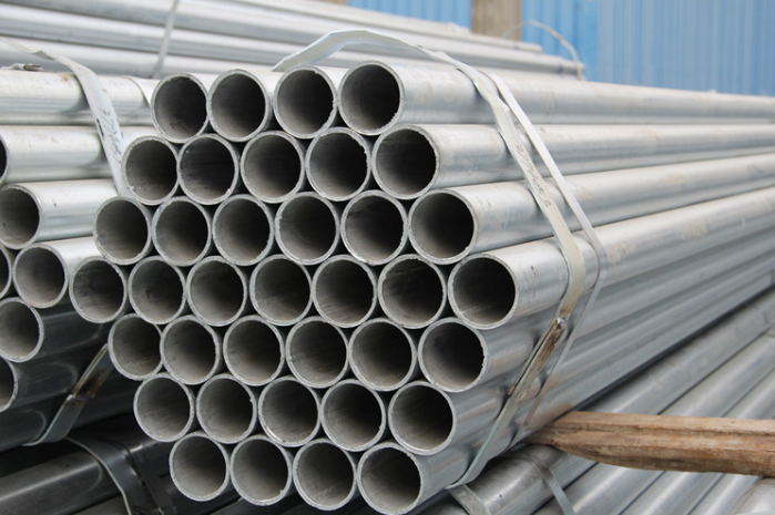 ASME Galvanized Steel Pipes STK500 Round Zinc Coating Black Steel Pipes 1m To 12m
