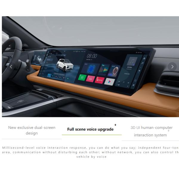 High Speed Electric Car Xpeng G9 5 Doors 5 Seats Left Steering Large Space SUV 650Km