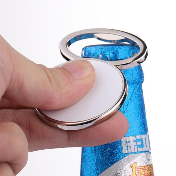 Abre botellas de sublimación personalizado Magneto de nevera de metal para sublimación