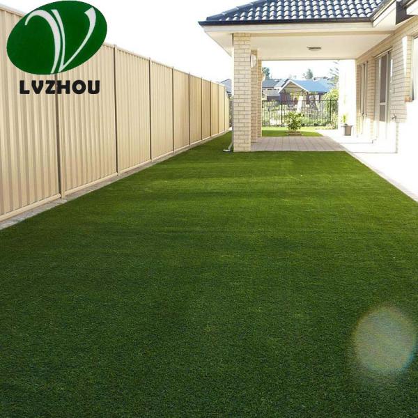 Fake Green Artificial Grass Landscaping Garden 16800 Turfs Every Sqm